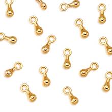 2000pcs Alloy Extender Chain Drops End Piece Tear Drop Charms Water Drop Dangle End Bead for Jewelry Making DIY Finding 7x2.5mm 2024 - buy cheap