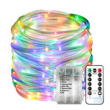 LED Rope Light Battery Operated 50M 10M Outdoor Christmas Fairy String Light for Camping Party Wedding Decor 2024 - buy cheap