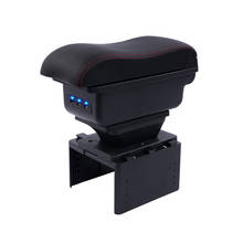 For kia spectra armrest box USB Charging heighten Double layer 2024 - buy cheap