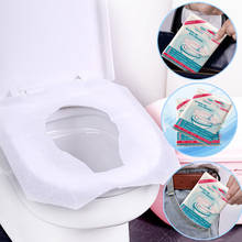 50/30/10Pcs Disposable Toilet Seat Cover 100% Waterproof Safety Universal Travel/Camping Bathroom Accessories Mat Toilet Tools 2024 - buy cheap