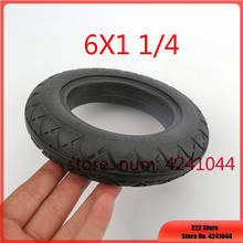 Free shipping 6X1 1/4 solid tires 6 inch electric scooter Mini electric car non inflatable solid tyres 2024 - buy cheap