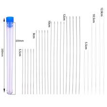 Ferramentas de costura à mão com tubo de agulha garrafa grande olho miçangas agulhas/longa linha reta miçangas agulhas jóias que fazem pinos 2024 - compre barato