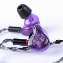Qoa-fone de ouvido híbrido feminino 2ba + 1dd, intra-auricular, hifi, monitor dj, com cabo destacável 2024 - compre barato