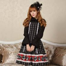 Princess sweet lolita dress Printed Princess dress Black Halloween Pumpkin Little Devil Lolita Dress fashion women GZWY144 2024 - buy cheap