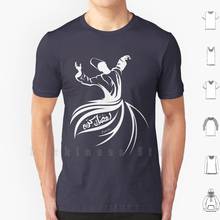 Camiseta islámica de Ramadán y Kareem, camisa fresca de algodón, Sufi, danza, religión musulmana, Turquía, Vector, Shilhouette, otomana, islámica, 6xl 2024 - compra barato