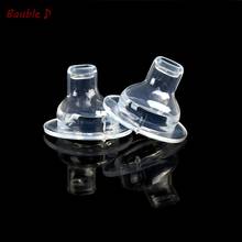 2PCS Hot Sell Baby Feeding Tools Silicone Duckbill Pacifier Wide Caliber Nipple Safety High Quality Safe material 2024 - buy cheap