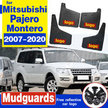 Для Mitsubishi Pajero Montero 2007 - 2020 автомобильные передние и задние брызговики Брызговики 4 шт 2024 - купить недорого