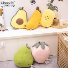 35CM Fruit Avocado Pineapple Pear Strawberry Banana Plush Toy Baby Sleeping Appease Pillow Children Birthday Gift Home Decor 2024 - buy cheap