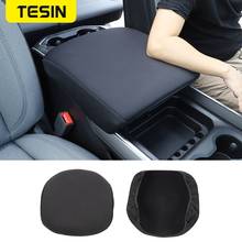 TESIN Car Armrest Box Cloth Cover for Dodge Ram 1500 Car Armrest Storage Box Cover for Dodge Ram 1500 2018+ Interior Accessories 2024 - buy cheap