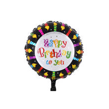 Globo de helio de 18 pulgadas para decoración de cumpleaños, Bola de aluminio para Decoración de cumpleaños de niños, juguete de estrella redonda, 1/5/10 piezas 2024 - compra barato