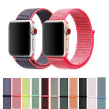 Nylon Watch Band For Apple Watch 5 4 44mm 40mm Bracelet Strap For iwatch 3 2 1 38mm 42mm Sport Breathable Watchband Accessories 2024 - buy cheap