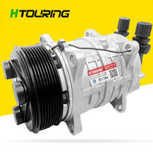 Compressor de ar condicionado automotivo tm15, tm16, a/c ac, para carregar, termo king hubbard 8pk 24v/12v tm 15 ou 16 compressor 2024 - compre barato