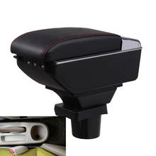 For Toyota Yaris armrest box central Store content Storage Vios armrest box with cup holder ashtray USB interface 2024 - buy cheap