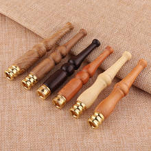 1pcs Natural Wood Pipe Smoke Filter Cigarette Holder Pipes 8.5cm Tobacco Holder Health Care Smoking Accessories 2024 - buy cheap