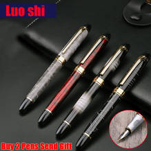 Luoshi 958 Luxury Metal Ink Fountain Pen Business Executive Signature Writing Pen Buy 2 Pens Send Gift 2024 - buy cheap