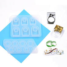 Mix Style Ring Silicone Mold For Resin Silicone Ring Mold For Making Resin Epoxy Jewelry Epoxy Molds UV Resin Making Tools 2024 - купить недорого