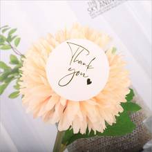 120pcs/pack "THANK YOU" Bronzing Seal Stickers Decorative Round Sticker Baking Circle Handmade Packaging Kraft DIY Gift Stickers 2024 - buy cheap