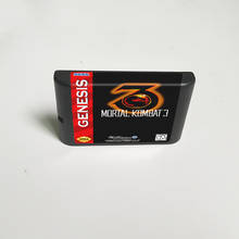 Mortal Kombat-tarjeta de juego MD de 3 - 16 bits para Sega Megadrive Genesis, Cartucho de consola de videojuegos 2024 - compra barato