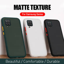 Матовый полупрозрачный чехол для телефона Samsung Galaxy A12 A 12 SM-A125F/DSN 6,5 дюйма, силиконовый бампер, противоударный чехол 2024 - купить недорого