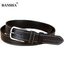 Luxury Strap Women Genuine Leather Belt Female Waistband Leather Belt for Women Men  Jeans  Pin Buckle Fashion Belts Decorative 2024 - buy cheap