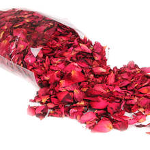 Новый Романтический 30/50/100 г натуральный высушенный лепестки роз для ванной сухой, украшенное цветочными лепестками, курорт отбеливающий душ ароматерапия купальный питания 2024 - купить недорого