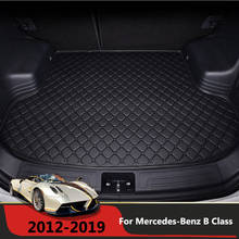 Пользовательский водонепроницаемый коврик для багажника автомобиля, подкладка для багажника автомобиля, протектор для груза, подходит для Mercedes-Benz B Class 2012 2013-2019 2024 - купить недорого