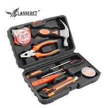 LANNERET 8pcs Hand Tool Set Tool Kit with Screwdriver Test Pencil Hammer Hand Tools BMC Box 2024 - buy cheap
