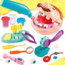 Kit de simulação de extração dental com 13 peças, modelo de argila, brinquedos, conjunto de ferramentas dentárias, brinquedos educativos para crianças 2024 - compre barato