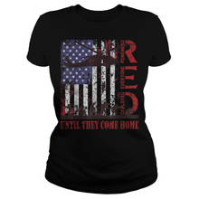 Red Friday Remember Everyone Deployed, Until They Come Home .Us Flag Military Army Women's T-Shirt 2024 - buy cheap