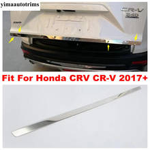 Accessories For Honda CRV CR-V 2017 2018 2019 Stainless Steel Exterior Kit Rear Trunk Boot Lower Mouldings Stripe Cover Trim 2024 - buy cheap