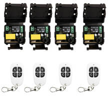 Sem fio Interruptor de Controle Remoto 315 433 MHz Botão AC 220V Módulo + 1CH 10A 1CH Relé RF Para A Luz & Door & Bomba