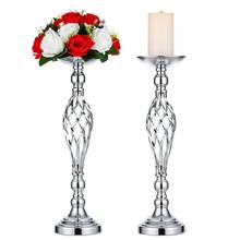 40cm Iron Art Candle Holders Candlestick Flower Candle Holder Candelabra Party Wedding Decoration Home Decor 2024 - buy cheap