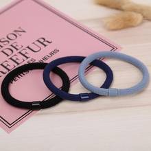 Fashion Simple Solid Color Elastic Hair Rope Ring Girl Women Ponytail Holder Headband Hair Bands Rubber Bands 2024 - buy cheap