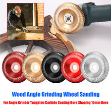 5 colors Professional Wood Angle Grinder Wheel Abrasive Disc Sanding Carving Rotary Tool For Angle Grinder 16mm Bore 2024 - buy cheap