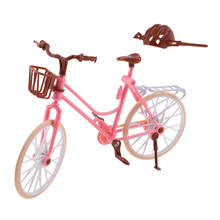 Pink Plastic Bike Bicycle Accessory for  Doll Kid Pretend Play Toy 2024 - buy cheap