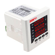 Intelligent Digital Display Voltmeter Three-phase AC Voltage Meter 80x80mm Free Shipping 12003228 2024 - buy cheap