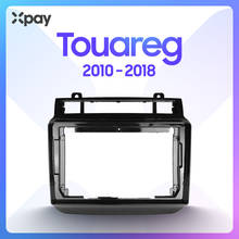 Xpay 9-inch 2din quadro do painel do carro para teyes rádio do carro estéreo guarnição kit painel de áudio, para volkswagen touareg 2010-2018 quadro 2024 - compre barato