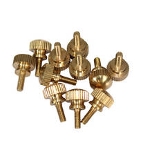 3pcs M6 brass tall head grip hand screws hands bolts knurled round knob handle screw adjust brassiness bolt 8mm-45mm long 2024 - buy cheap