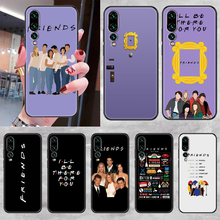 TV Friends Door Phone case For Huawei P Mate P10 P20 P30 P40 10 20 Smart Z Pro Lite 2019 black 3D Etui tpu cover art bumper 2024 - buy cheap