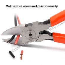 Nozzle Pliers Chrome Vanadium Alloy Plier For Cutting Flexible Wires And Plastics Electronic Scissors Diagonal Cutting Nippers 2024 - buy cheap