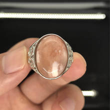 Натуральная вишня бисер из драгоценного камня кольцо для женщин 925 серебро 18x15 мм бусины драгоценный камень любовь подарок регулируемое кольцо ювелирные изделия AAAAA 2024 - купить недорого