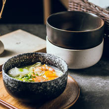 Tigela de macarrão instantânea estilo japonês, tigela grande de sopa, macarrão, carne, tigela profunda, prato, tigela de cerâmica 2024 - compre barato