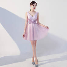 Mini Yarn Skirt V Neck Lace Cheongsam China Short Qi Pao Women Traditional Chinese Evening Dress Qipao Orientale Party Gown 2024 - buy cheap