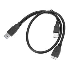 Внешний жесткий диск USB 3,0 Dual Power Y Shape 2 x Type A на Micro B Cable 2024 - купить недорого