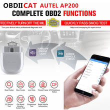 Autel AP200 Bluetooth OBD2 Scanner Code Reader with Full Systems Diagnoses AutoVIN TPMS IMMO Service for Family DIYers PK Mk808 2024 - buy cheap