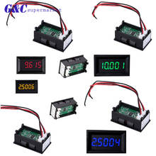 Mini dc 0-4.3000-33.000v tensão atual volt ampère monitor detector de energia mini amperímetro digital duplo de 5 bits 2024 - compre barato