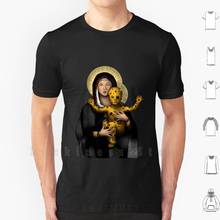 Bebê cheesus t camisa masculina algodão s-6xl irnedahliaart bebê jesus cheeus 2024 - compre barato