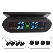 TPMS Car Tire Pressure Monitoring System Real-time Display Tire Pressure Monitoring System with 4 External Sensors and 6 Alarm M 2024 - buy cheap