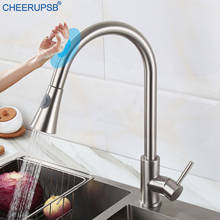 Kitchen Touch Faucet Smart Sensor Sink Deck Mount Tap Hot Cold Water Mixer Auto Crane Pull Down Kitchen Inductive Faucets Grifos 2024 - buy cheap