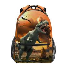 Children Orthopedics School Bags Kids Backpack In Primary Schoolbag For Boy Waterproof Dinosaur print Backpacks mochila infantil 2024 - buy cheap